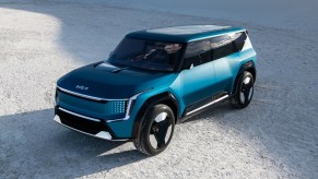 2023 Kia EV9 Concept on sand