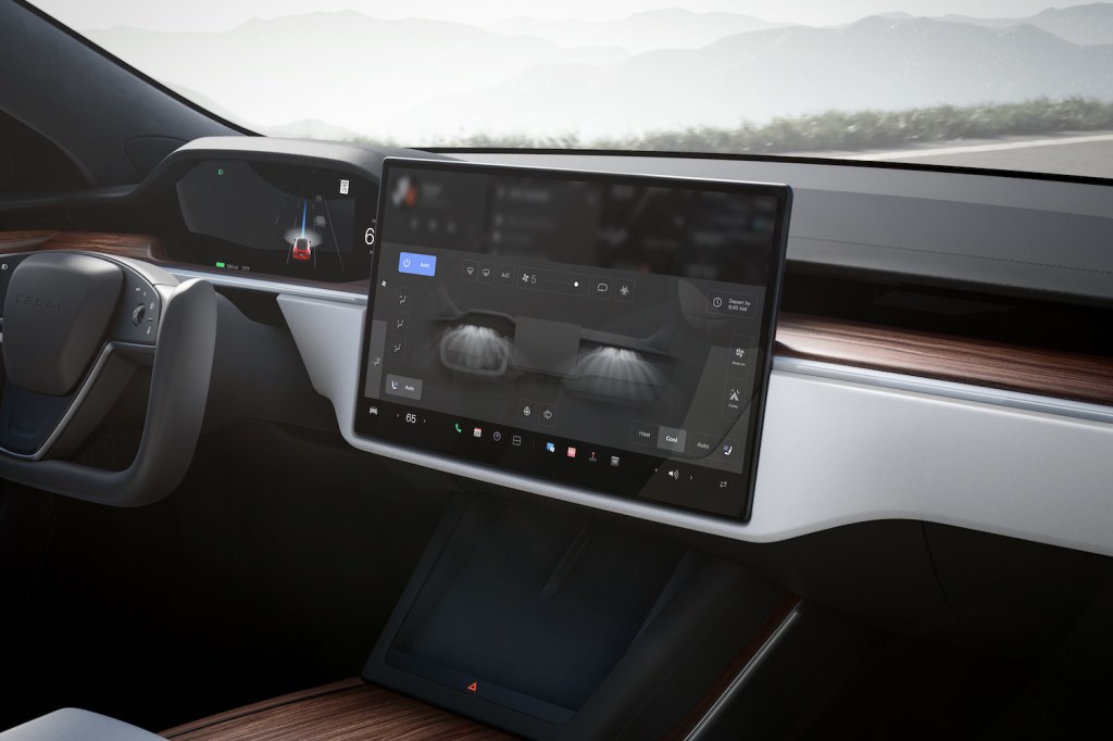 Tesla Model S infotainment, many vehicle infotainment trends started with Tesla.