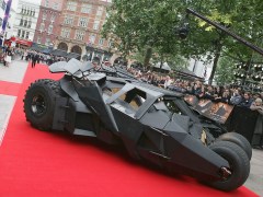 Jay Leno Drove the Batmobile Tumbler and Loved It