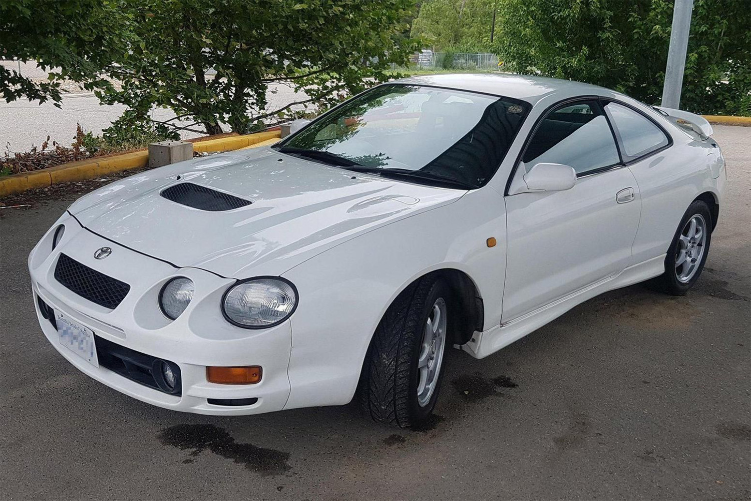 Toyota Celica GT-Four or GT4 for sale on Cars and Bids in white, front passenger side shot
