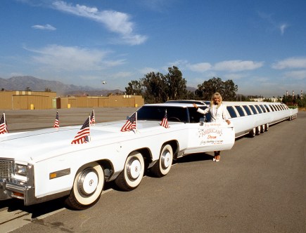 The World’s Longest Limo Is Back! It Has 26 Wheels and a Helipad!