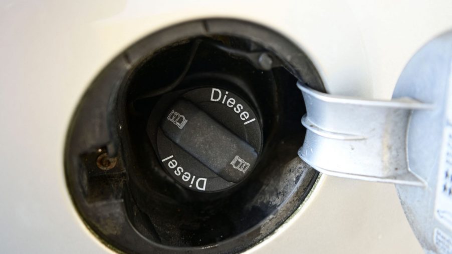 this gas cap belongs to a diesel vehicle