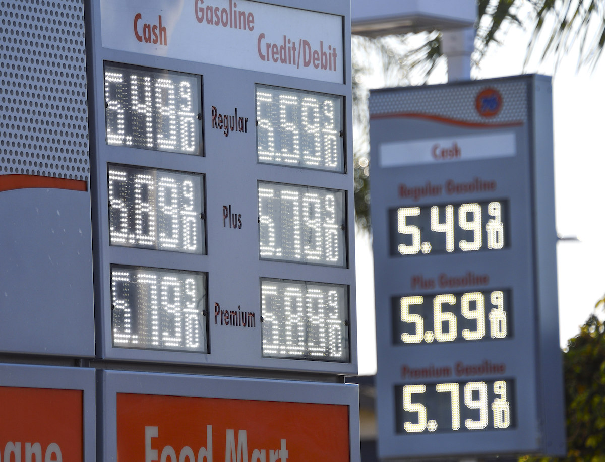 Gas prices highest in the US