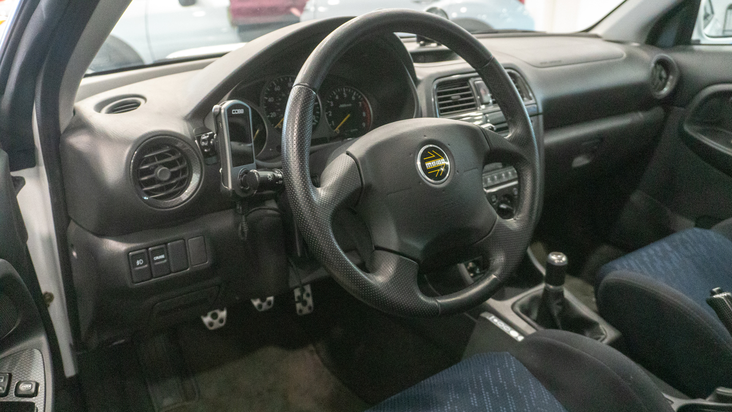 Interior, low mileage 2002 Subaru WRX with Cobb accessport