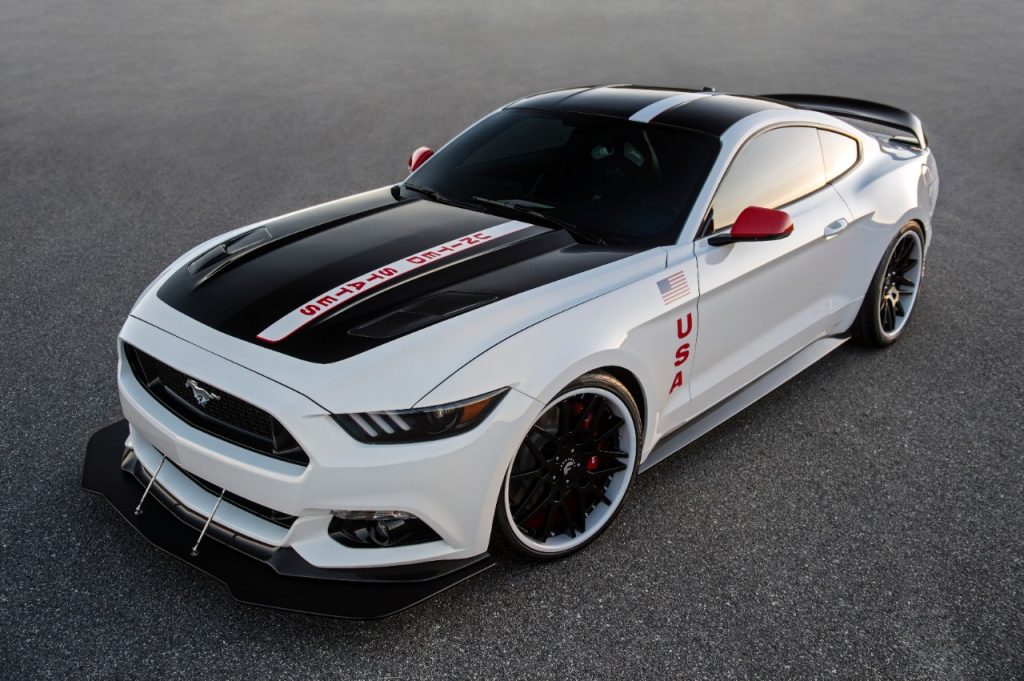 2015 Ford Mustang Apollo edition aviation series front 3/4