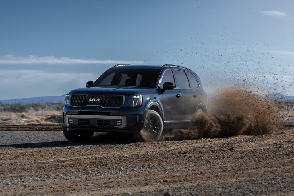 Exterior of the 2023 Kia Telluride, the interior has New technology, features, cargo space.