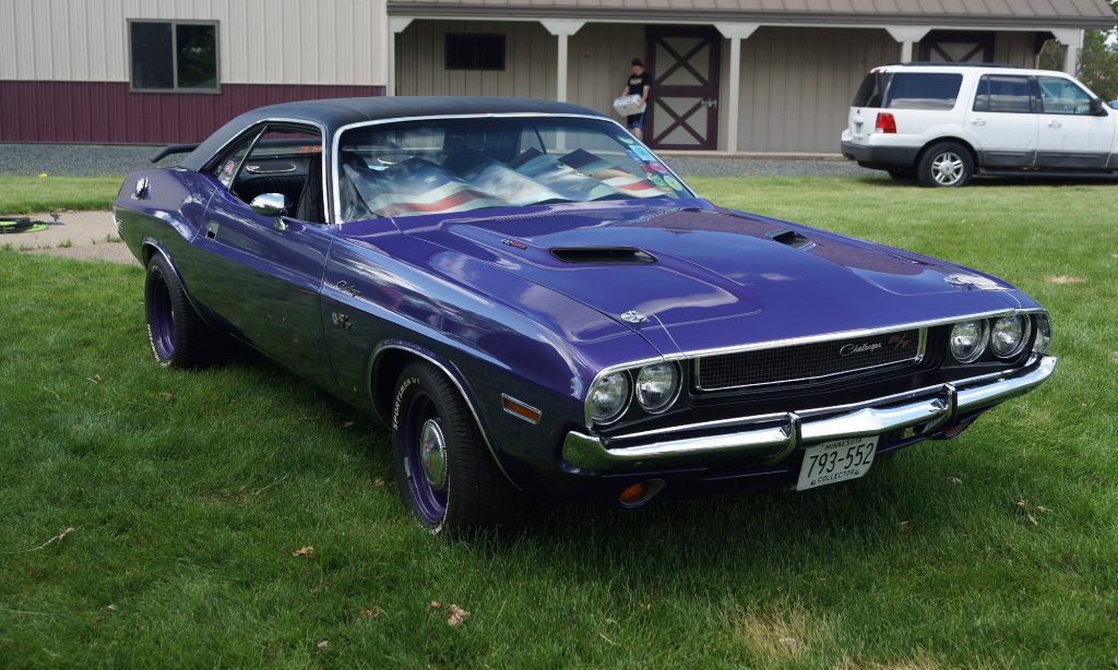 1970 Dodge Challenger a classic muscle car from the 1970s.