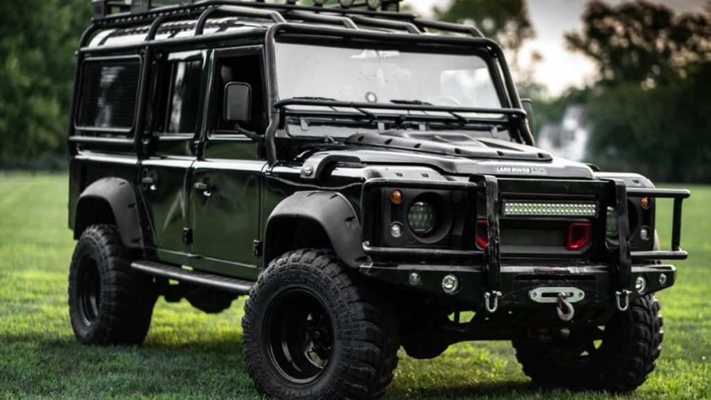This 1990 Land Rover Defender is decked out and ready for some fun on the trails