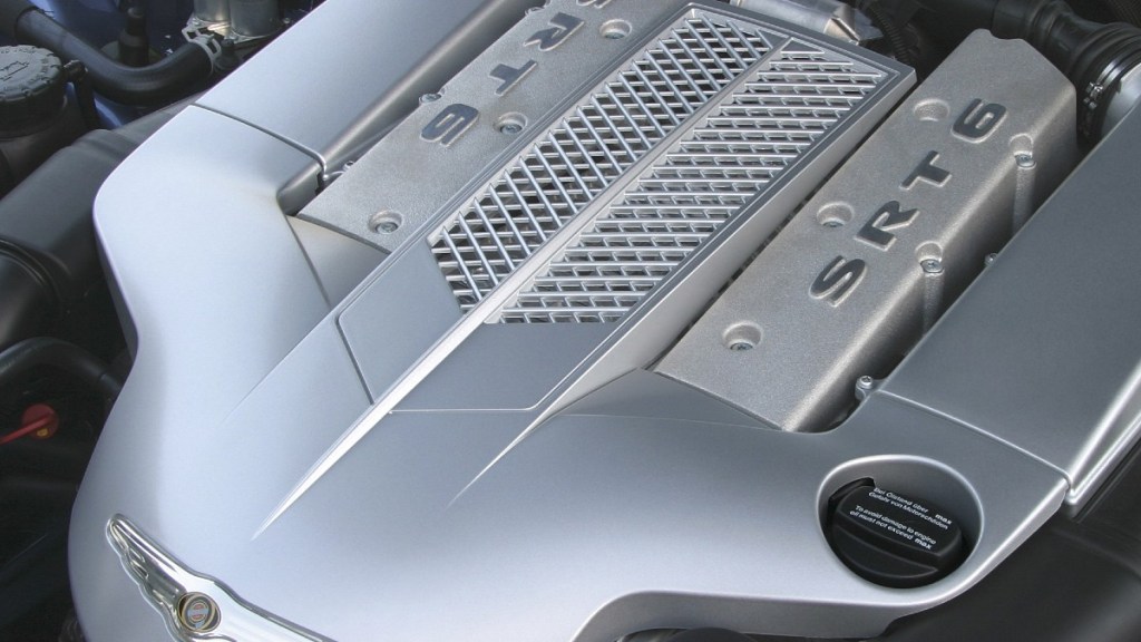 The 3.2-liter supercharged V6 engine that is found in the 2005 Chrysler Crossfire SRT-6