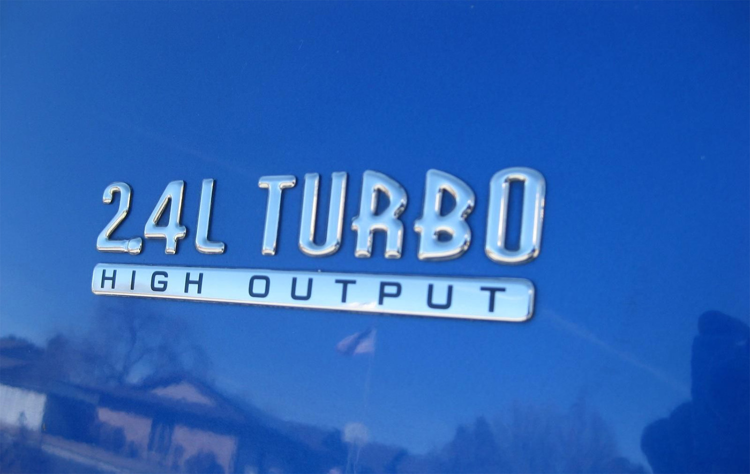 2.4L High Output turbo badge on Chrysler PT Cruiser GT