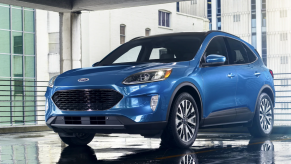 The 2022 Ford Escape parked