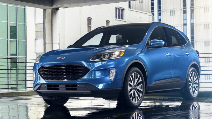 The 2022 Ford Escape parked