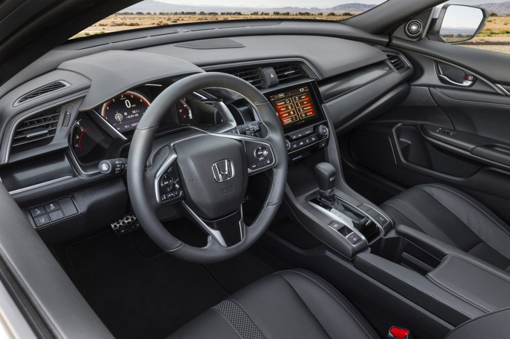 2021 Honda Civic Hatchback Sport Touring interior