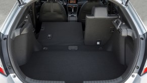 Rear hatch area of a 2021 Honda Civic Sport Touring Hatchback