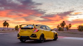 Yellow 2021 Honda Civic Type R Limited Edition, the fastest production Civic in the line