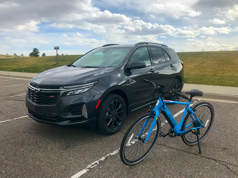 The 2022 Chevrolet Equinox Has Enough Cargo Room for a Mountain Bike