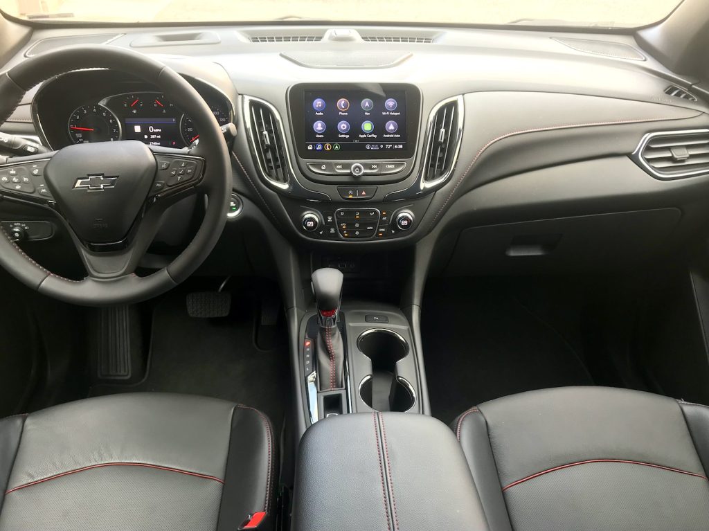 2022 Chevy Equinox RS front interior view