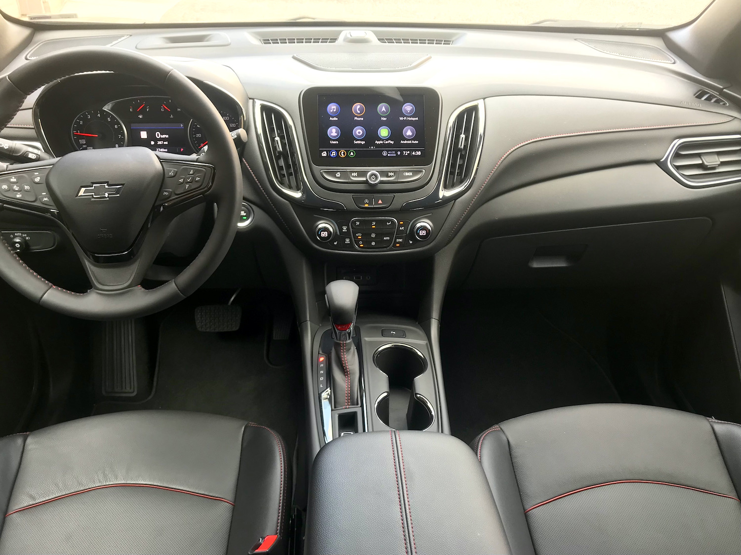 2022 Chevy Equinox RS front interior view