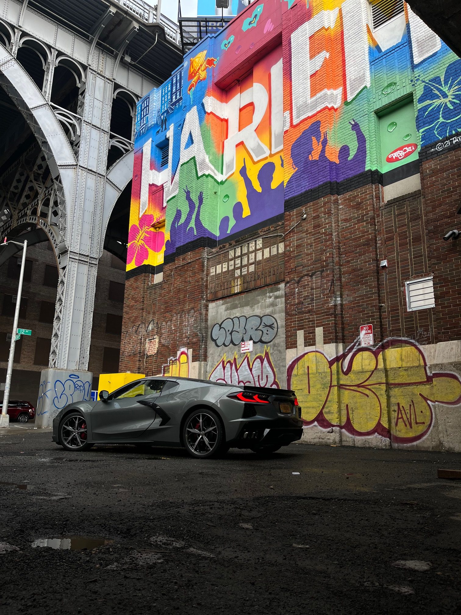 C8 Corvette in Harlem