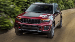 2022 Jeep Grand Cherokee L on the road