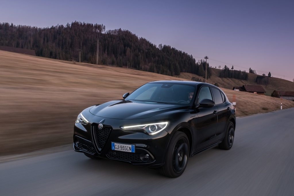 The new 2023 Alfa Romeo Stelvio can be ordered in the everything package that is now called Estrema. 