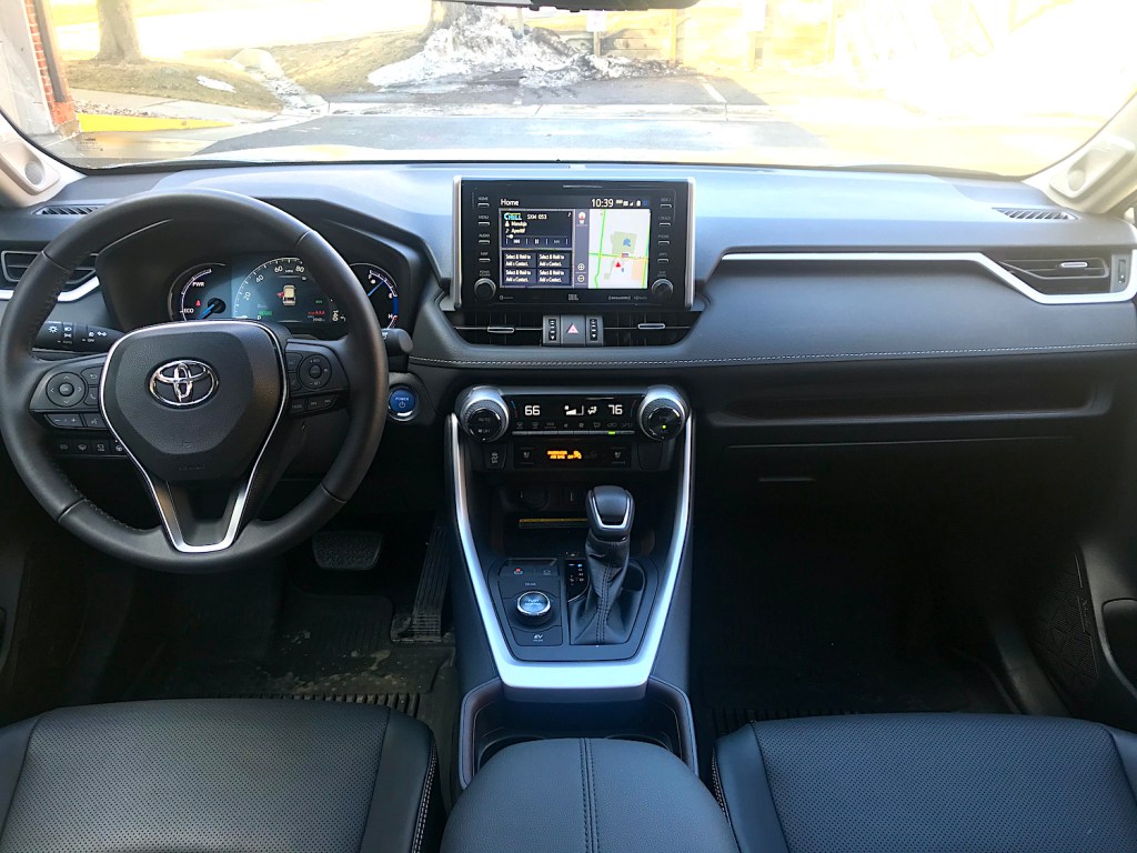 2022 Toyota RAV4 hybrid interior view