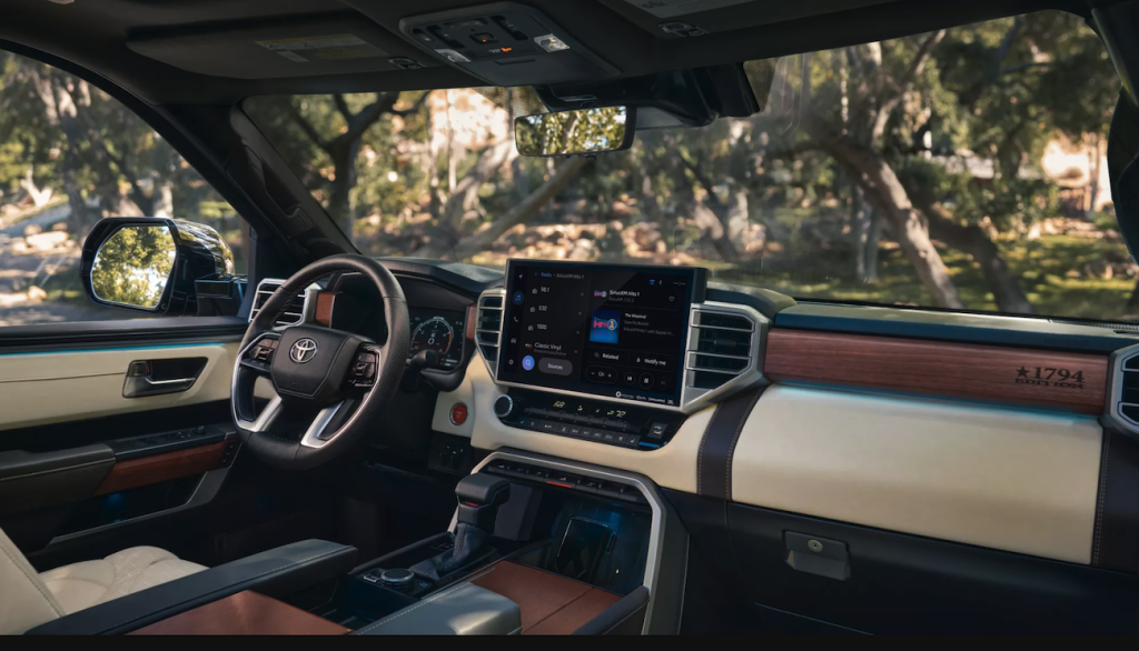2022 Toyota Tundra 1794 Edition interior