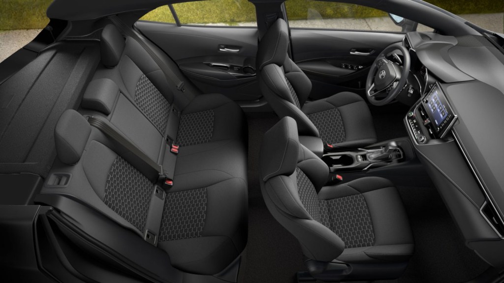 2022 Toyota Corolla Hatchback black interior