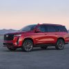 2023 Cadillac Escalade V-Series full-size luxury SUV in red