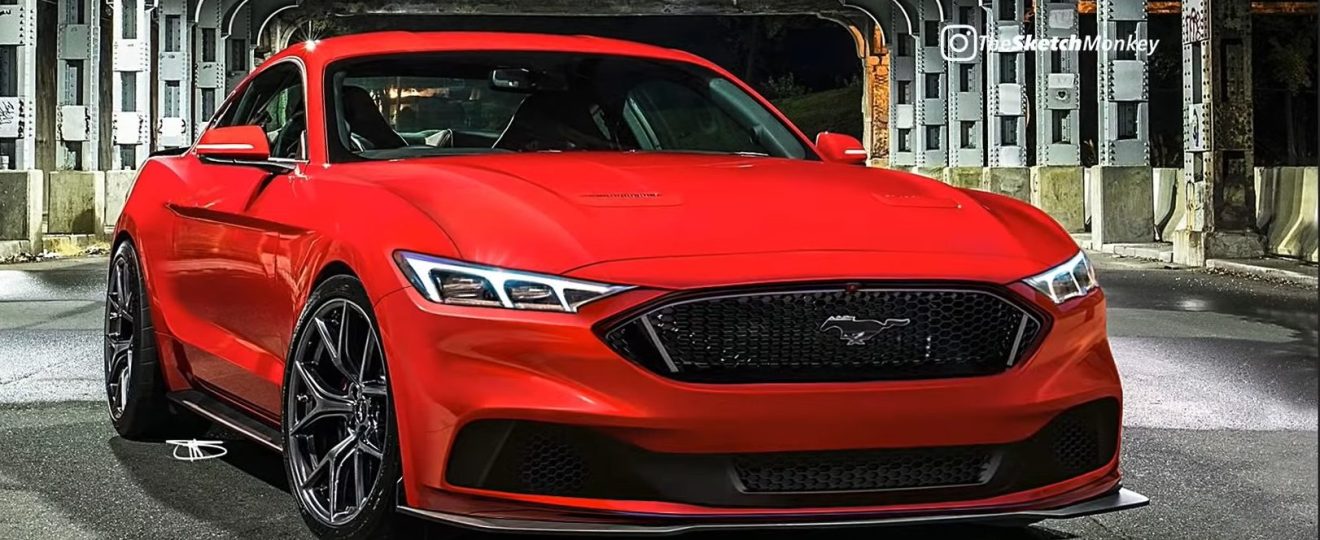 2024 Ford Mustang rendering