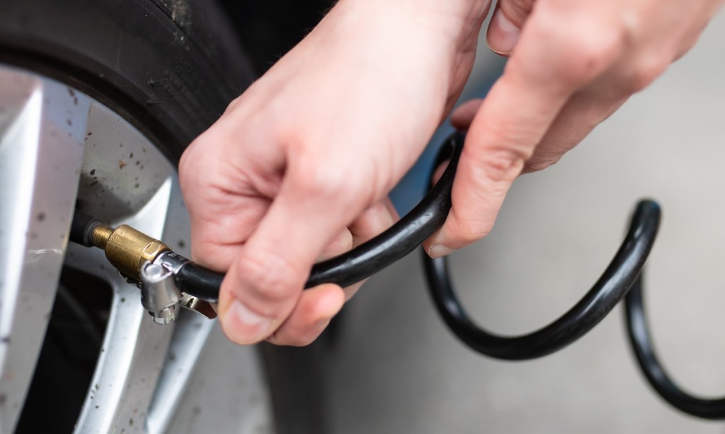 Adding Air to Tires - Monthly Air Pressure Checks the Key to Good Fuel Savings