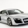 Audi R8 in silver is a cheap car that will make you look wealthy