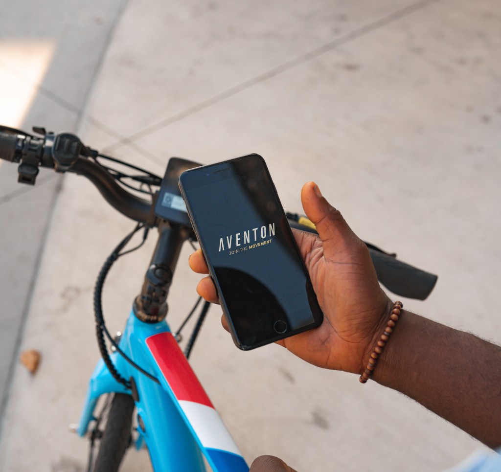 The Aventon Soltera app is easy to use and connects to the electric bike