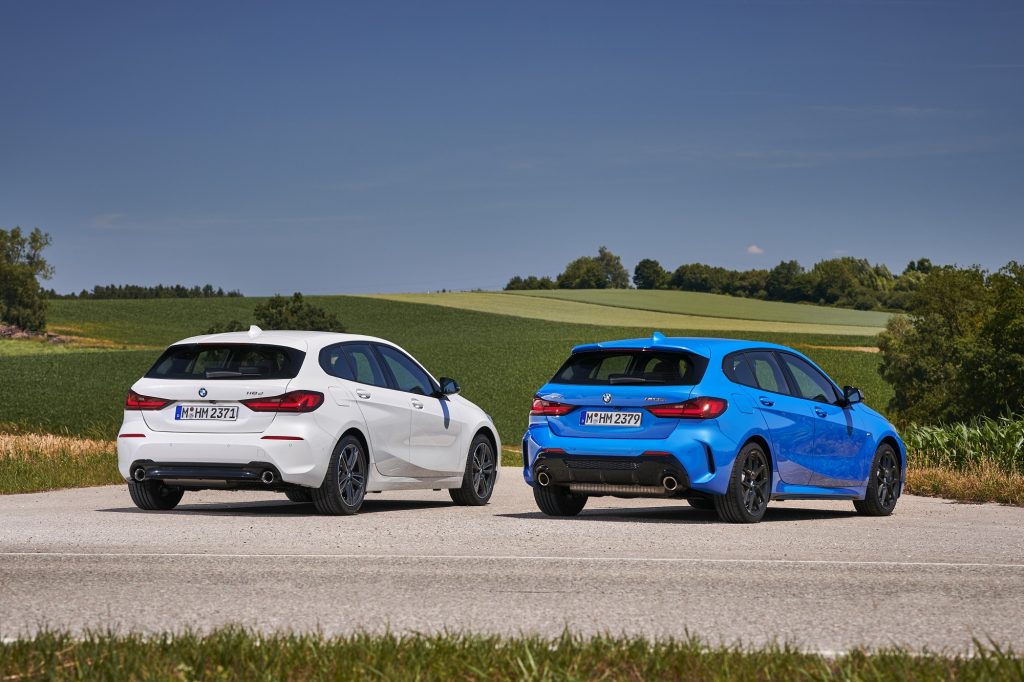 Two BMW 1 Series Cars