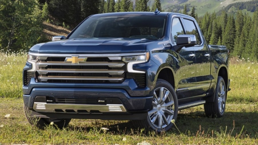 Blue 2022 Chevy Silverado High Country