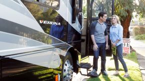 A Class A RV motorhome seen in 'Modern Family'