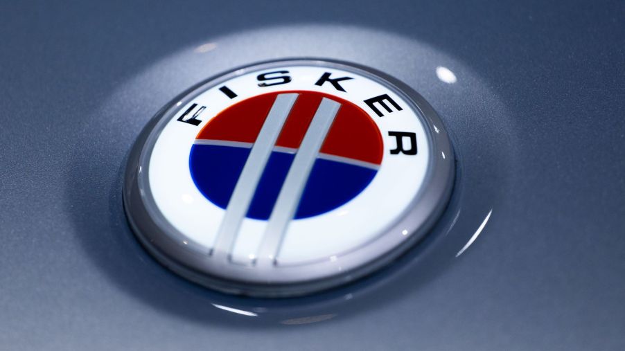 The logo of Fisker, which just opened reservations for the Fisker Pear electric vehicle (EV) which costs under $30,000