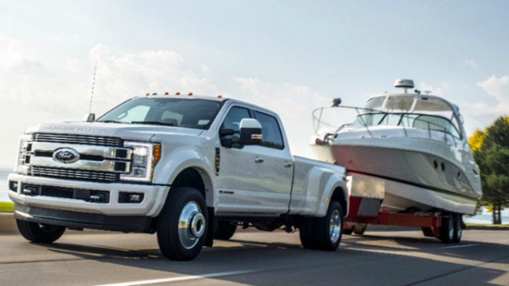 Ford Super Duty with the Power Stroke Diesel Engine. This truck offers impressive towing power