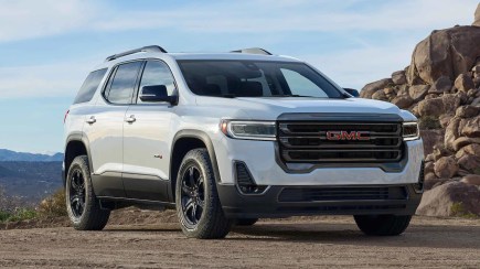 Why is the 2022 GMC Acadia in Last Place?