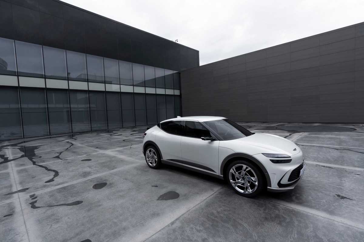 The 2022 Genesis GV60 will be the company's first all-electric crossover. It's expected to come to the U.S. as a 2025 model. 