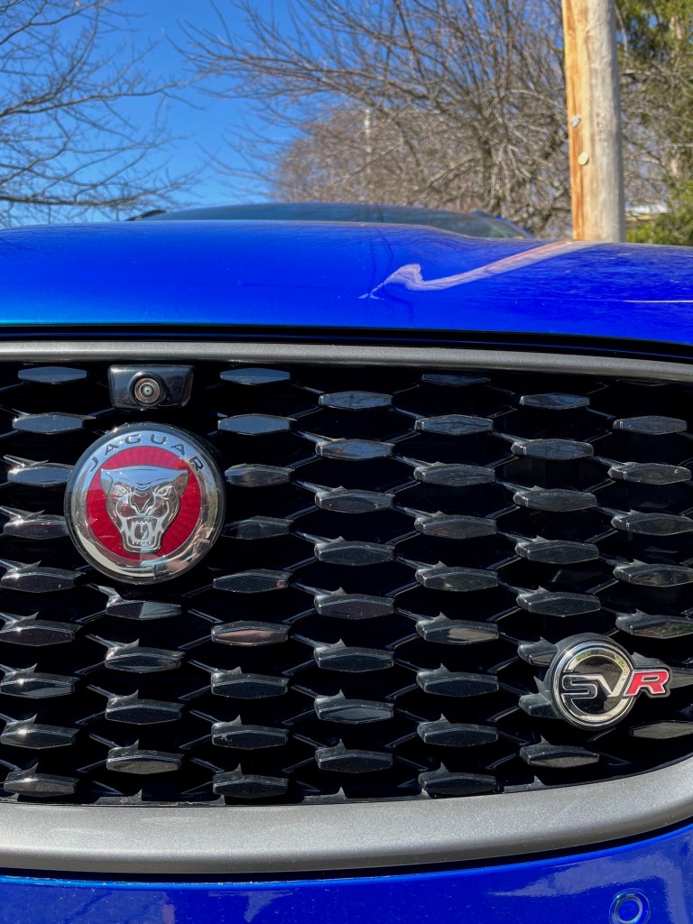 close up on Jaguar F-Pace Grille