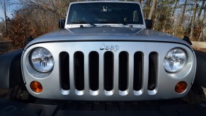Front View of Jeep Wrangler