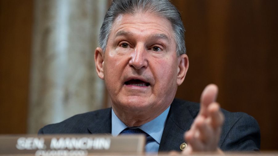 Senator Joe Manchin as Chairman of the Senate Energy and Natural Resources Committee discussing a hydrogen plant
