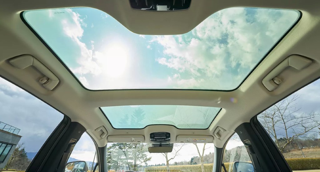 The interior of a 2023 Lexus RZ 450e. 