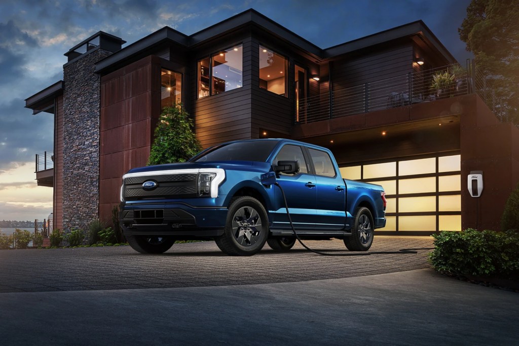 Charging the Ford F-150 Lightning electric truck