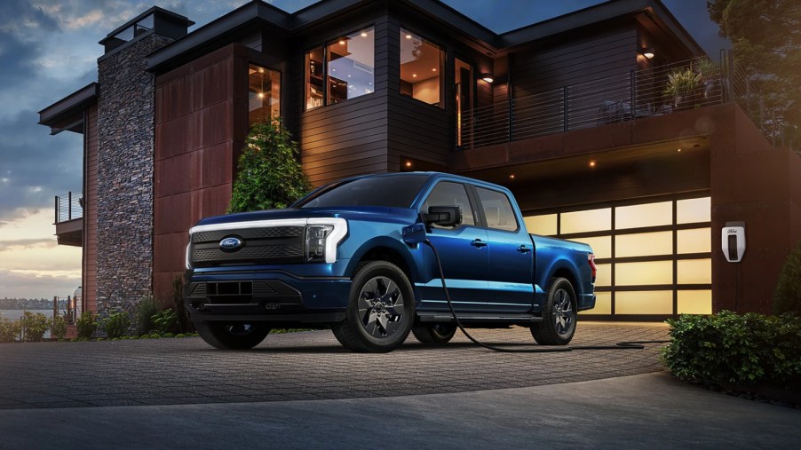 Charging the Ford F-150 Lightning electric truck