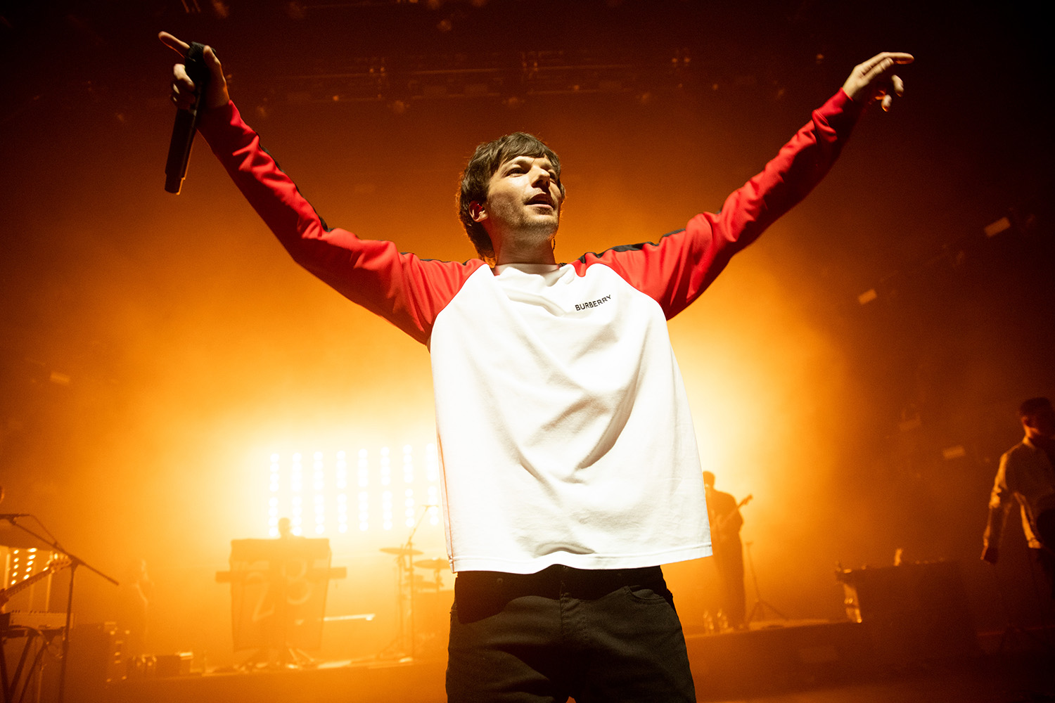 Musician Louis Tomlinson, former member of One Direction, performs onstage in support of his debut solo album "WALLS" at YouTube Theater