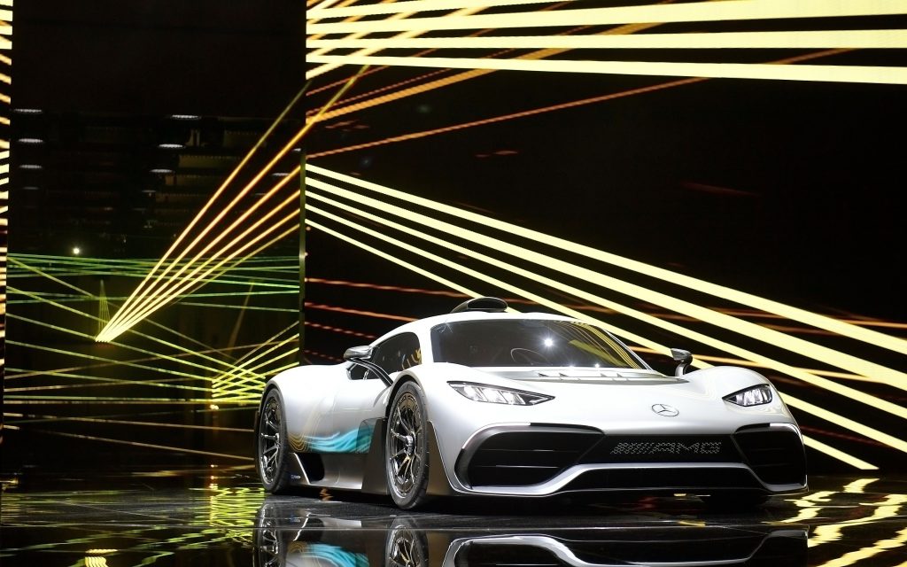 Mercedes-AMG One Concept at Frankfurt Autoshow is likely a car with over 1000 hp