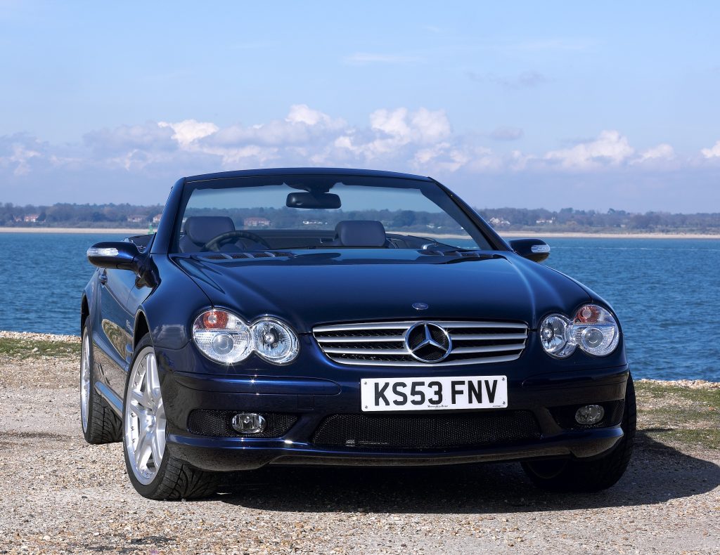 2004 Mercedes-Benz SL55 AMG by the water