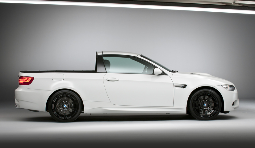 BMW announced the M3 truck as an April Fools' Day prank. 